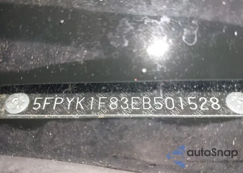 2014 Honda Ridgeline Special Edition z USA, uszkodzony, nr VIN 5FPYK1F83EB501528